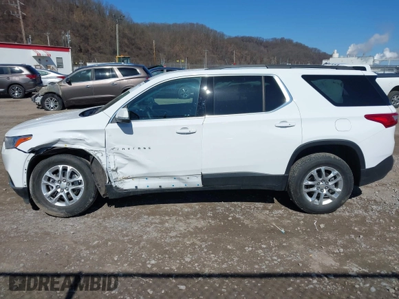 2021 Chevrolet Traverse LT Cloth with VIN 1GNEVGKW0MJ260455, listed as a IAAI auction lot 41852970 with 22,178 mi miles. Bid and sale history available at carsss.com. Image 15.