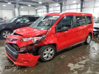 2016 Ford Transit Connect XLT with VIN NM0GE9F7XG1238027, listed as a Copart auction lot 58196335 with 137,144 mi miles and Salvage title. Bid and sale history available at DreamBid. Image 1.