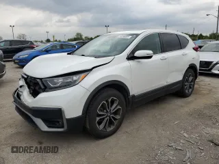 2020 Honda CR-V EX with VIN 2HKRW2H58LH612441, listed as a Copart auction lot 54896055 with 111,045 mi miles and Salvage title. Bid and sale history available at DreamBid. Image 1.