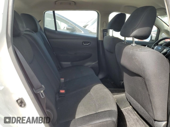 2015 Nissan LEAF SV with VIN 1N4AZ0CP2FC306391, listed as a Copart auction lot 45011273 with 56,669 mi miles and . Bid and sale history available at DreamBid. Image 10.