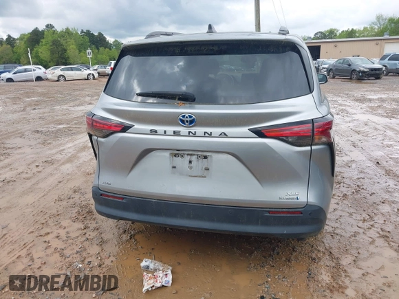 2022 Toyota Sienna XLE with VIN 5TDYSKFC0NS049827, listed as a IAAI auction lot 41994431 with 42,102 mi miles and . Bid and sale history available at DreamBid. Image 16.