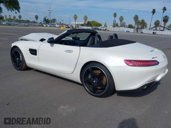 2018 Mercedes-Benz AMG GT with VIN WDDYK7HAXJA018154, listed as a IAAI auction lot 41899916 with 1 mi miles. Bid and sale history available at carsss.com. Image 3.