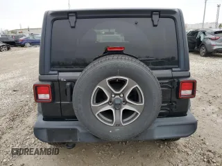 2022 Jeep Wrangler Unlimited Sport with VIN 1C4HJXDN4NW144864, listed as a Copart auction lot 81532584 with 34,830 mi miles and Salvage Title. Bid and sale history available at DreamBid. Image 6.