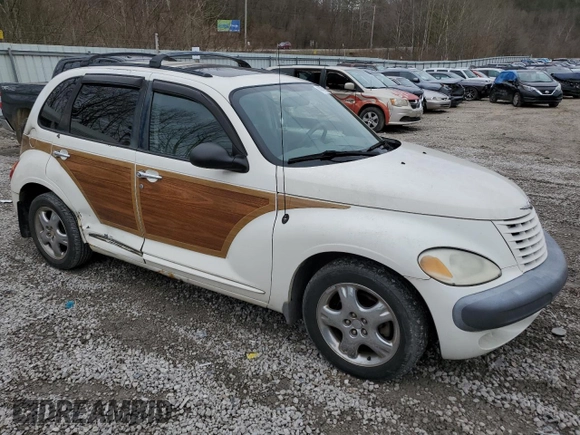 2002 Chrysler PT Cruiser Touring with VIN 3C4FY58B22T365095, listed as a Copart auction lot 48471995 with 136,466 mi miles and Salvage Title. Bid and sale history available at DreamBid. Image 4.