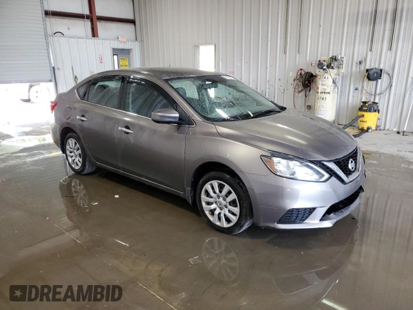 2017 Nissan Sentra SV with VIN 3N1AB7AP3HY206288, listed as a Copart auction lot 59422415 with 136,201 mi miles and Salvage title. Bid and sale history available at DreamBid. Image 4.