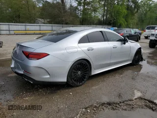 2019 Mercedes-Benz CLS 450 with VIN WDD2J5JB7KA028318, listed as a Copart auction lot 50853025 with 79,964 mi miles and Salvage title. Bid and sale history available at DreamBid. Image 3.