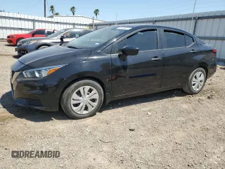 2021 Nissan Versa S with VIN 3N1CN8DVXML897231, listed as a Copart auction lot 51104515 with 51,377 mi miles and Salvage title. Bid and sale history available at DreamBid. Image 1.