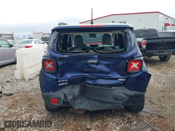 2020 Jeep Renegade Latitude with VIN ZACNJBBB0LPL70356, listed as a IAAI auction lot 41101892 with 1 mi miles. Bid and sale history available at carsss.com. Image 17.