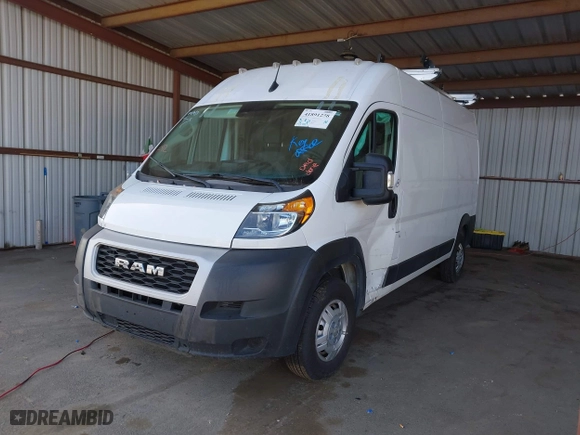 2022 Ram ProMaster Cargo Van with VIN 3C6LRVDG0NE128297, listed as a IAAI auction lot 41891258 with 45,100 mi miles. Bid and sale history available at carsss.com. Image 17.