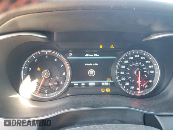 2019 Genesis G70 3.3T Advanced with VIN KMTG34LE6KU015085, listed as a Copart auction lot 87007704 with 58,335 mi miles and Salvage Title. Bid and sale history available at carsss.com. Image 9.