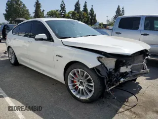 2017 BMW 5 Series GT 535i with VIN WBA5M2C59HG499197, listed as a Copart auction lot 57778334 with 52,552 mi miles and Salvage Title. Bid and sale history available at carsss.com. Image 4.