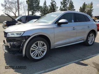 2018 Audi Q5 Premium Plus with VIN WA1BNAFY8J2200878, listed as a Copart auction lot 60199675 with 111,693 mi miles and Salvage title. Bid and sale history available at DreamBid. Image 1.