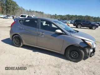 2017 Hyundai Accent SE with VIN KMHCT5AEXHU363143, listed as a Copart auction lot 50208325 with 118,978 mi miles and Salvage Title. Bid and sale history available at carsss.com. Image 4.