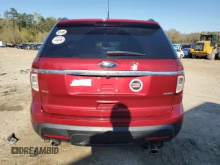 2013 Ford Explorer XLT with VIN 1FM5K8D88DGB36447, listed as a Copart auction lot 51423435 with 88,042 mi miles and Salvage Title. Bid and sale history available at DreamBid. Image 6.