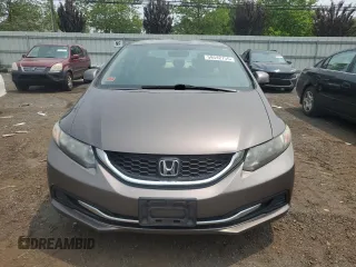 2013 Honda Civic LX with VIN 2HGFB2F55DH552566, listed as a Copart auction lot 59542755 with 160,820 mi miles and Salvage title. Bid and sale history available at DreamBid. Image 5.