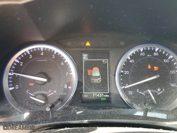 2018 Toyota Highlander SE with VIN 5TDJZRFH3JS839344, listed as a Copart auction lot 53492575 with 71,431 mi miles and Salvage Title. Bid and sale history available at carsss.com. Image 9.