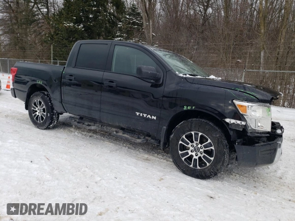 2023 Nissan Titan SV с VIN 1N6AA1EC1PN108728, выставлен на аукционе Copart как лот 46535065 с пробегом 21 374 миль миль и Списание • Salvage title. История ставок и продаж доступна на DreamBid. Изображение 4.