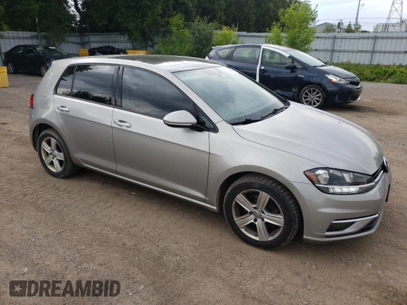 2019 Volkswagen Golf S z VIN 3VWG57AU4KM032408, wystawiony jako Copart lot #59868685 z przebiegiem 65 453 mil mil oraz Czysty tytuł • Clean title. Historia ofert i sprzedaży dostępna na DreamBid. Obrazek 4.