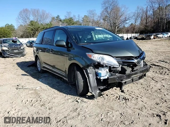 2019 Toyota Sienna LE Auto Access Seat with VIN 5TDKZ3DC0KS973674, listed as a Copart auction lot 50454255 with 99,206 mi miles and Salvage Title. Bid and sale history available at DreamBid. Image 12.