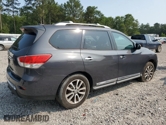 2013 Nissan Pathfinder SV with VIN 5N1AR2MM5DC610561, listed as a Copart auction lot 59057095 with 153,474 mi miles and Clean title. Bid and sale history available at DreamBid. Image 3.