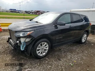 2020 Chevrolet Equinox LT z VIN 2GNAXJEV1L6124856, wystawiony jako Copart lot #53395255 z przebiegiem 92 498 mil mil oraz Szkoda całkowita • Salvage title. Historia ofert i sprzedaży dostępna na DreamBid. Obrazek 1.