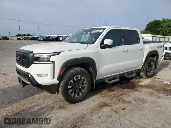 2022 Nissan Frontier SV with VIN 1N6ED1EJ2NN644110, listed as a Copart auction lot 56389655 with 32,812 mi miles and Salvage title. Bid and sale history available at DreamBid. Image 1.