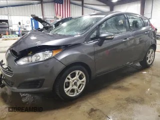 2016 Ford Fiesta SE with VIN 3FADP4EJ4GM130348, listed as a Copart auction lot 51447945 with 26,495 mi miles and Salvage Title. Bid and sale history available at carsss.com. Image 1.