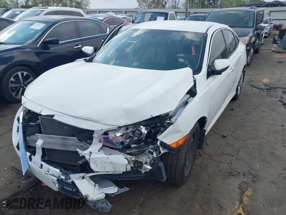 2017 Honda Civic Sedan LX with VIN 19XFC2F54HE039967, listed as a IAAI auction lot 41951897 with 106,660 mi miles. Bid and sale history available at carsss.com. Image 17.