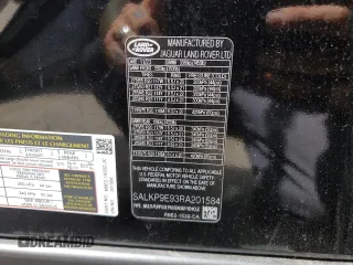 2024 Land Rover Range Rover SE z VIN SALKP9E93RA201584, wystawiony jako Copart lot #56042324 z przebiegiem 4 572 mil mil oraz Szkoda całkowita • Salvage title. Historia ofert i sprzedaży dostępna na DreamBid. Obrazek 15.