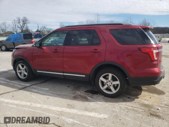 2018 Ford Explorer XLT with VIN 1FM5K7D85JGC04709, listed as a Copart auction lot 50596605 with 118,714 mi miles and Salvage Title. Bid and sale history available at DreamBid. Image 2.