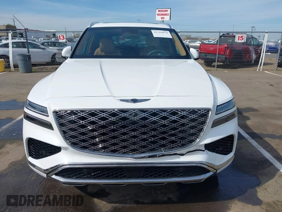 2025 Genesis GV80 Prestige with VIN KMUHEESC3SU250124, listed as a IAAI auction lot 41763078 with 2,283 mi miles and . Bid and sale history available at DreamBid. Image 13.