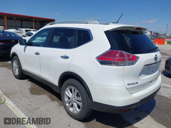 2014 Nissan Rogue SV with VIN 5N1AT2MT2EC812574, listed as a IAAI auction lot 41974060 with 101,017 mi miles and . Bid and sale history available at DreamBid. Image 3.