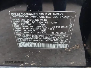 2024 Volkswagen Atlas SE с VIN 1V2WE2CA6RC202251, выставлен на аукционе IAAI как лот 42036596 с пробегом 13 531 миль миль и . История ставок и продаж доступна на DreamBid. Изображение 9.