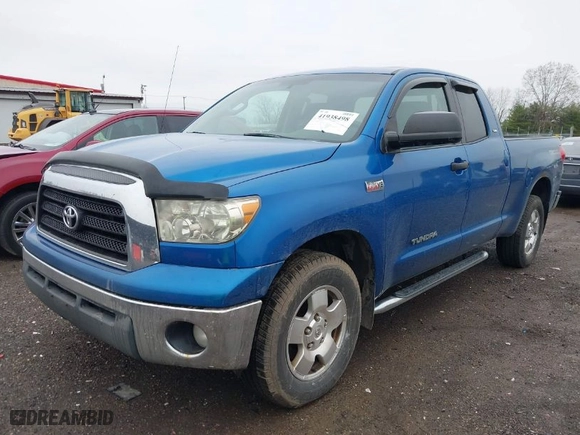 2008 Toyota Tundra 4WD Truck with VIN 5TBBV54168S503513, listed as a IAAI auction lot 41938498 with 327,375 mi miles. Bid and sale history available at carsss.com. Image 2.