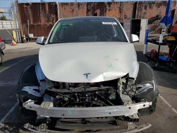 2023 Tesla Model Y Long Range with VIN 7SAYGAEE7PF619170, listed as a Copart auction lot 47647585 with 35,674 mi miles and Salvage Title. Bid and sale history available at DreamBid. Image 5.