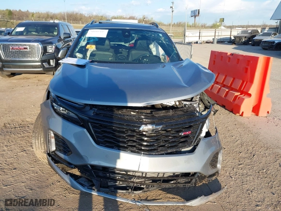 2024 Chevrolet Equinox RS with VIN 3GNAXMEG0RS104269, listed as a IAAI auction lot 38999479 with 1 mi miles. Bid and sale history available at carsss.com. Image 12.
