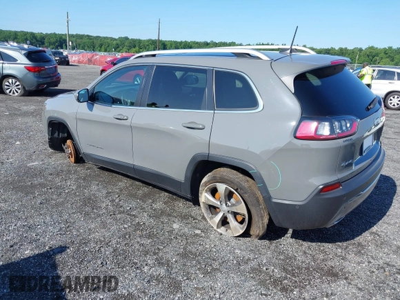 2021 Jeep Cherokee Limited with VIN 1C4PJMDX9MD177736, listed as a IAAI auction lot 42452851 with 62,430 mi miles and . Bid and sale history available at DreamBid. Image 3.