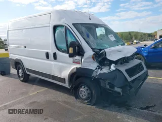 2019 Ram ProMaster Cargo with VIN 3C6TRVBG2KE553793, listed as a IAAI auction lot 42028590 with 72,714 mi miles and . Bid and sale history available at DreamBid. Image 1.