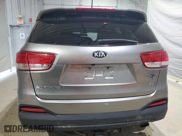 2016 Kia Sorento LX with VIN 5XYPGDA5XGG172116, listed as a Copart auction lot 65265095 with 120,025 mi miles and Clean title. Bid and sale history available at DreamBid. Image 6.
