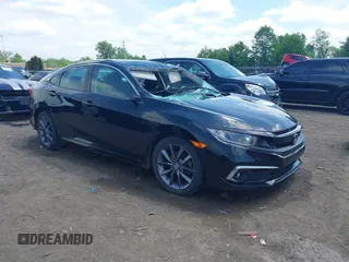 2019 Honda Civic EX z VIN 19XFC1F36KE215577, wystawiony jako IAAI lot #42297807 z przebiegiem 58 722 mil mil oraz . Historia ofert i sprzedaży dostępna na DreamBid. Obrazek 1.
