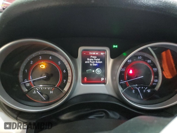 2019 Dodge Journey GT with VIN 3C4PDDEG5KT837185, listed as a Copart auction lot 51913185 with 73,168 mi miles and Clean Title. Bid and sale history available at DreamBid. Image 9.