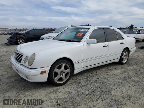 1998 Mercedes-Benz E with VIN WDBJF70F1WA683246, listed as a Copart auction lot 46858965 with Not Provided miles and Salvage Title. Bid and sale history available at DreamBid. Image 1.