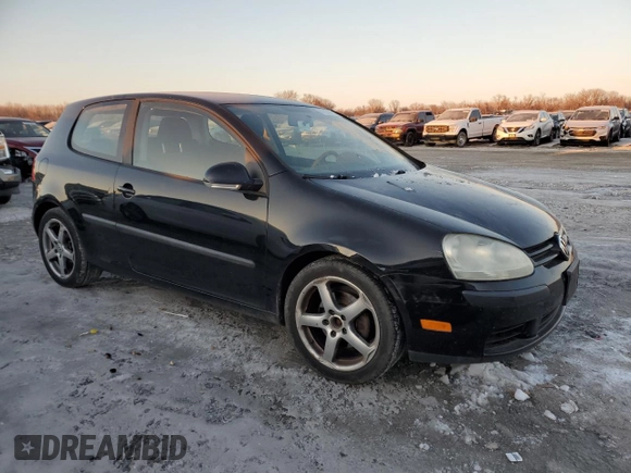 2009 Volkswagen Rabbit S with VIN WVWAB71K29W021336, listed as a Copart auction lot 41839595 with Not provided miles and Salvage title. Bid and sale history available at DreamBid. Image 4.