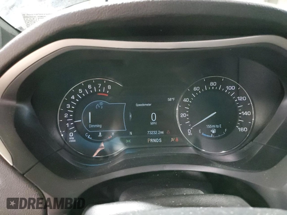2017 Lincoln MKZ Reserve with VIN 3LN6L5F95HR638594, listed as a Copart auction lot 51854195 with 73,232 mi miles and Salvage Title. Bid and sale history available at DreamBid. Image 9.