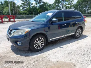 2014 Nissan Pathfinder S with VIN 5N1AR2MM1EC681791, listed as a IAAI auction lot 42662182 with 119,835 mi miles and . Bid and sale history available at DreamBid. Image 2.