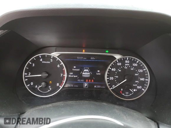 2021 Nissan Sentra SV with VIN 3N1AB8CVXMY284899, listed as a Copart auction lot 50820435 with 77,070 mi miles and Salvage Title. Bid and sale history available at carsss.com. Image 9.