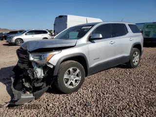 2018 GMC Acadia SLE z VIN 1GKKNKLA2JZ237116, wystawiony jako Copart lot #52725345 z przebiegiem 89 702 mil mil oraz Szkoda całkowita • Salvage title. Historia ofert i sprzedaży dostępna na DreamBid. Obrazek 1.