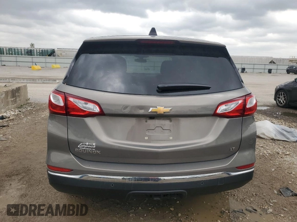 2018 Chevrolet Equinox LT with VIN 3GNAXJEV3JS635712, listed as a Copart auction lot 54735455 with 96,268 mi miles and Salvage title. Bid and sale history available at DreamBid. Image 6.