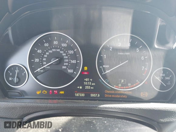 2014 BMW 3 Series 328i with VIN WBA3A5C58EP602669, listed as a IAAI auction lot 42514389 with 187,330 mi miles and . Bid and sale history available at DreamBid. Image 7.