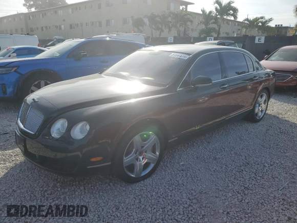 2006 Bentley Flying Spur with VIN SCBBR53W96C031785, listed as a Copart auction lot 81912514 with 58,606 mi miles and Salvage Title. Bid and sale history available at DreamBid. Image 1.